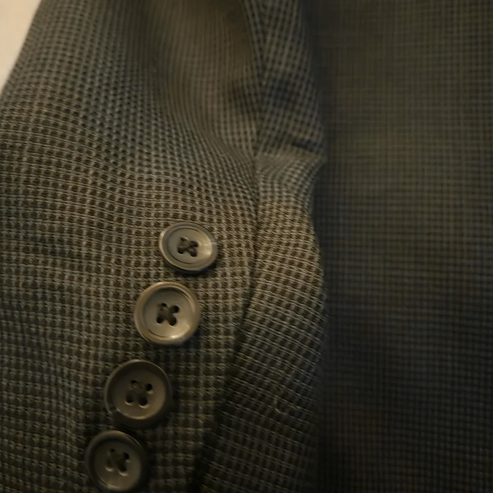 Oscar de la Renta Dark Gray Men's 3 Button Wool Sport Coat Size 42S